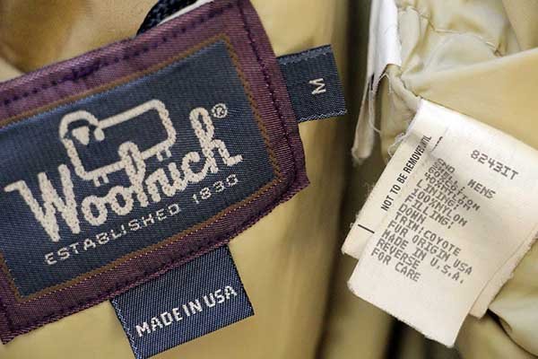 90s USA製 Woolrichウールリッチ コヨーテファー アークティック