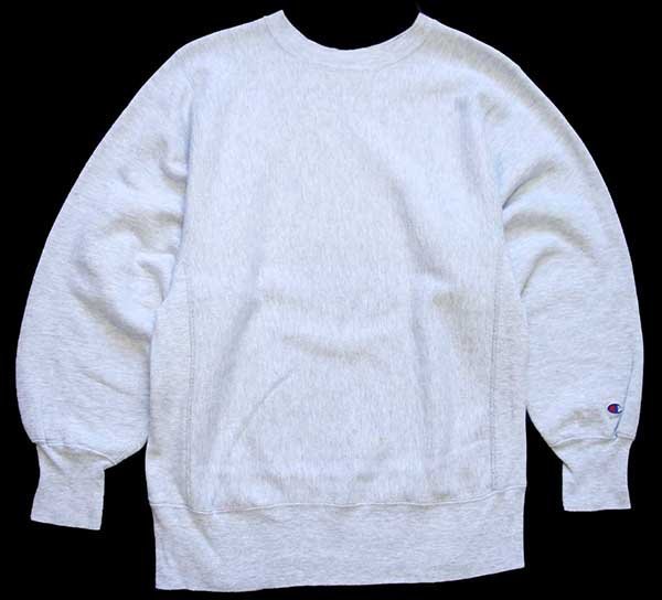 90s USA製 Championチャンピオン 無地 目無し リバースウィーブ