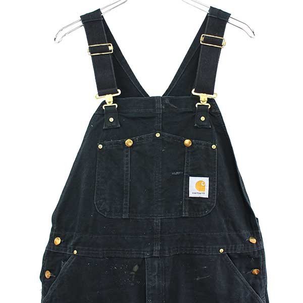 メキシコ製 carharttカーハート ダック地 ダブルニー オーバーオール