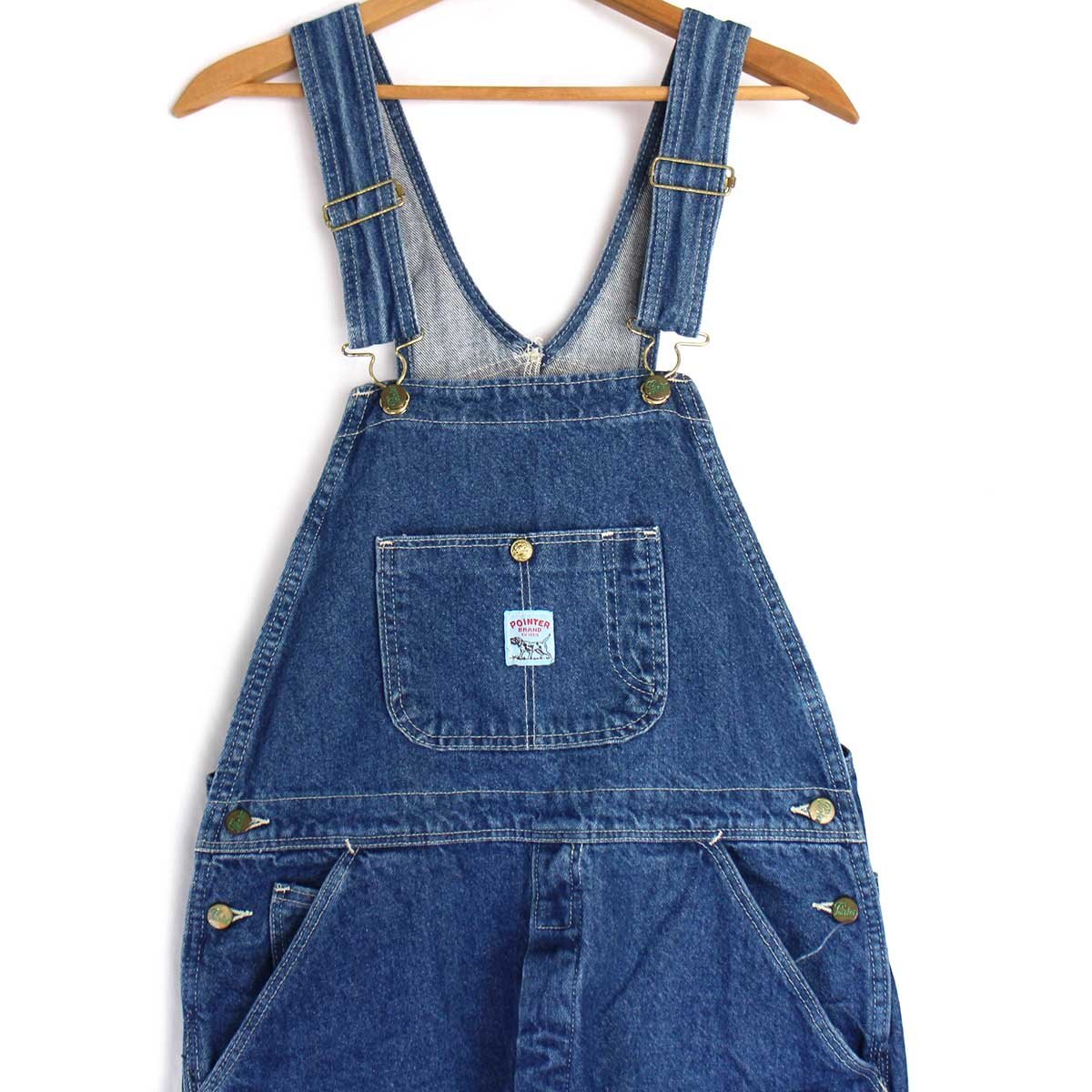 USA製 POINTERポインター デニム オーバーオール w34 L-S - Sixpacjoe
