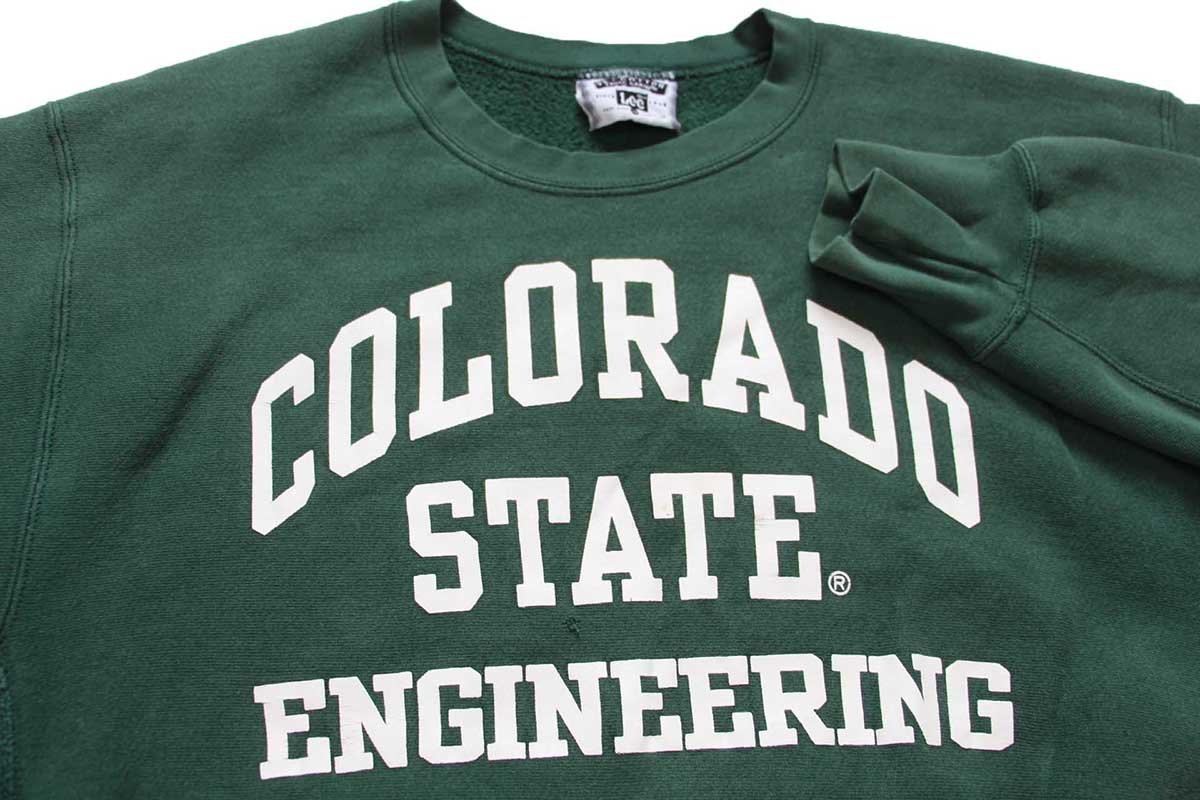 90s USA製 Leeリー COLORADO STATE ENGINEERING リバースウィーブ