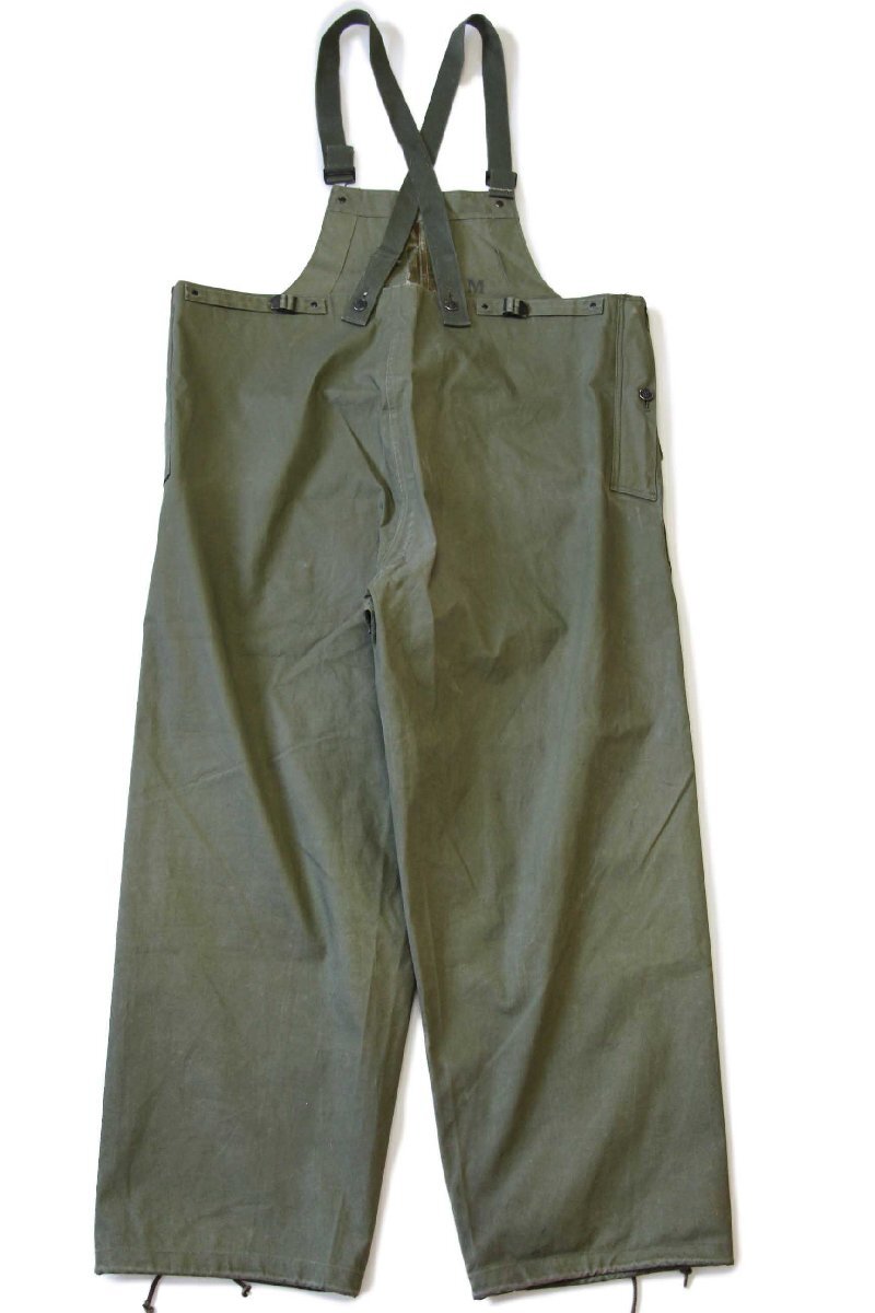 50s 米軍 U.S.NAVY N-2 デッキ レインパンツ オリーブドラブ M