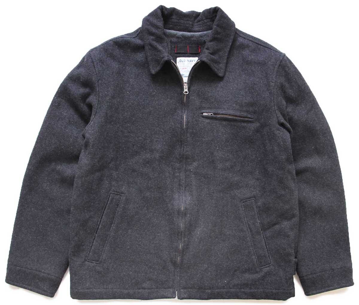 00s OLD NAVYオールドネイビー キルティングライナー ウールジャケット