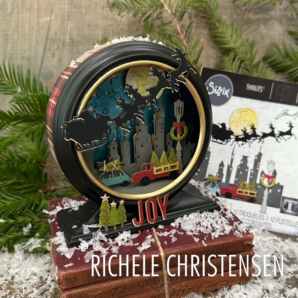 Sizzix Thinlits Die Set 12PK - Vault Christmas Magic by Tim Holtz