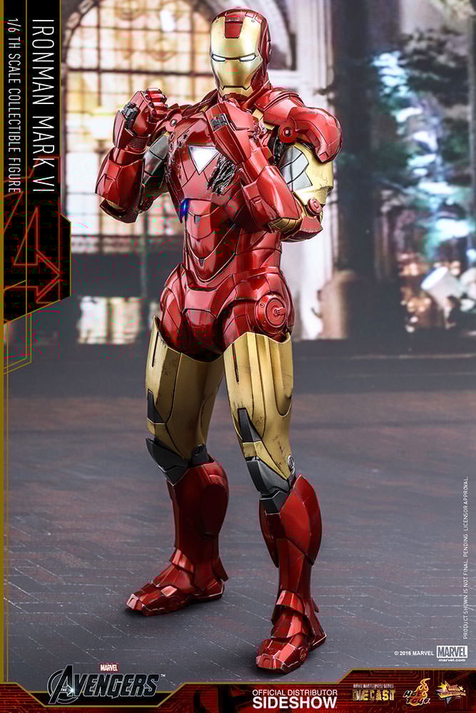 Marvel Iron Man Mark VI Sixth Scale Figure by Hot Toys | Sideshow