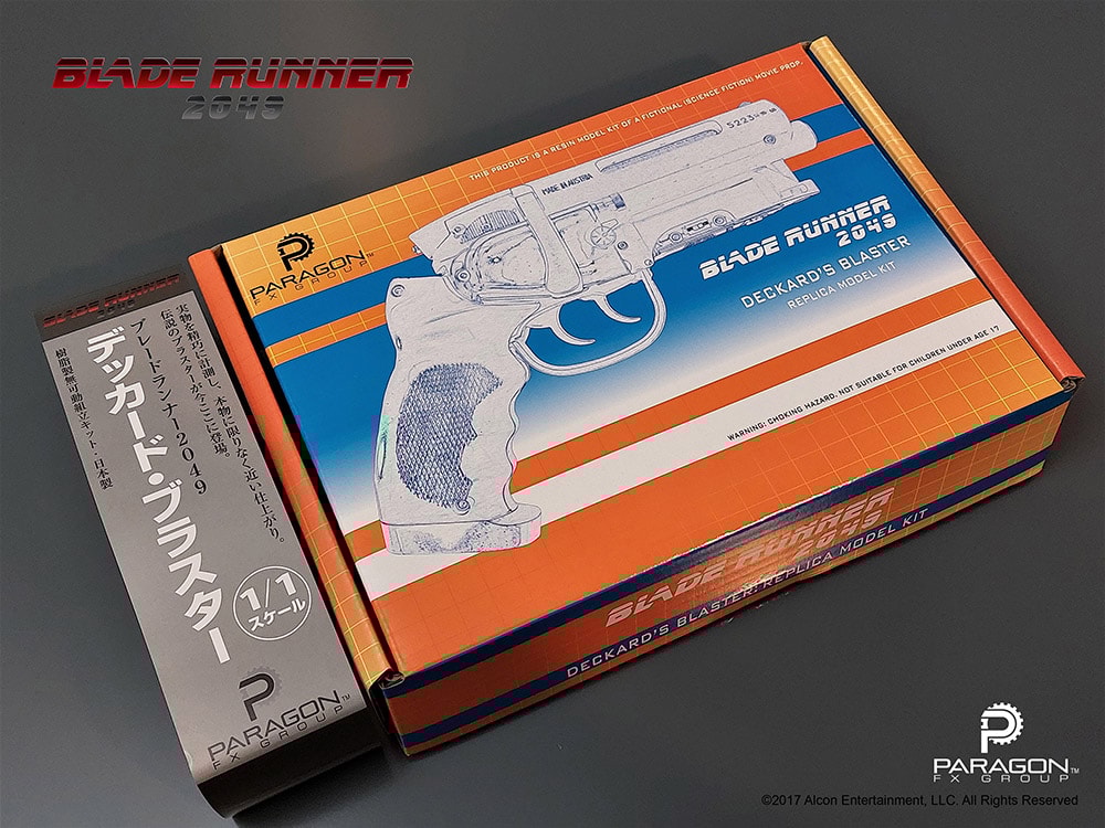 Deckard's Blaster (Pro Series) Model Kit by Paragon FX Group
