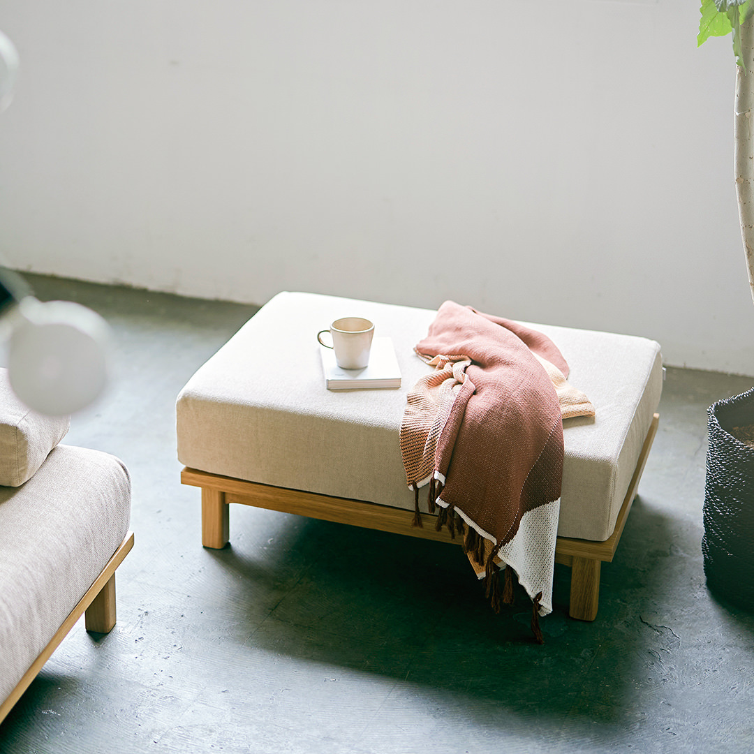 SIEVE】 レクト ユニットソファ オットマン(ベージュ): SIEVE｜SIEVE