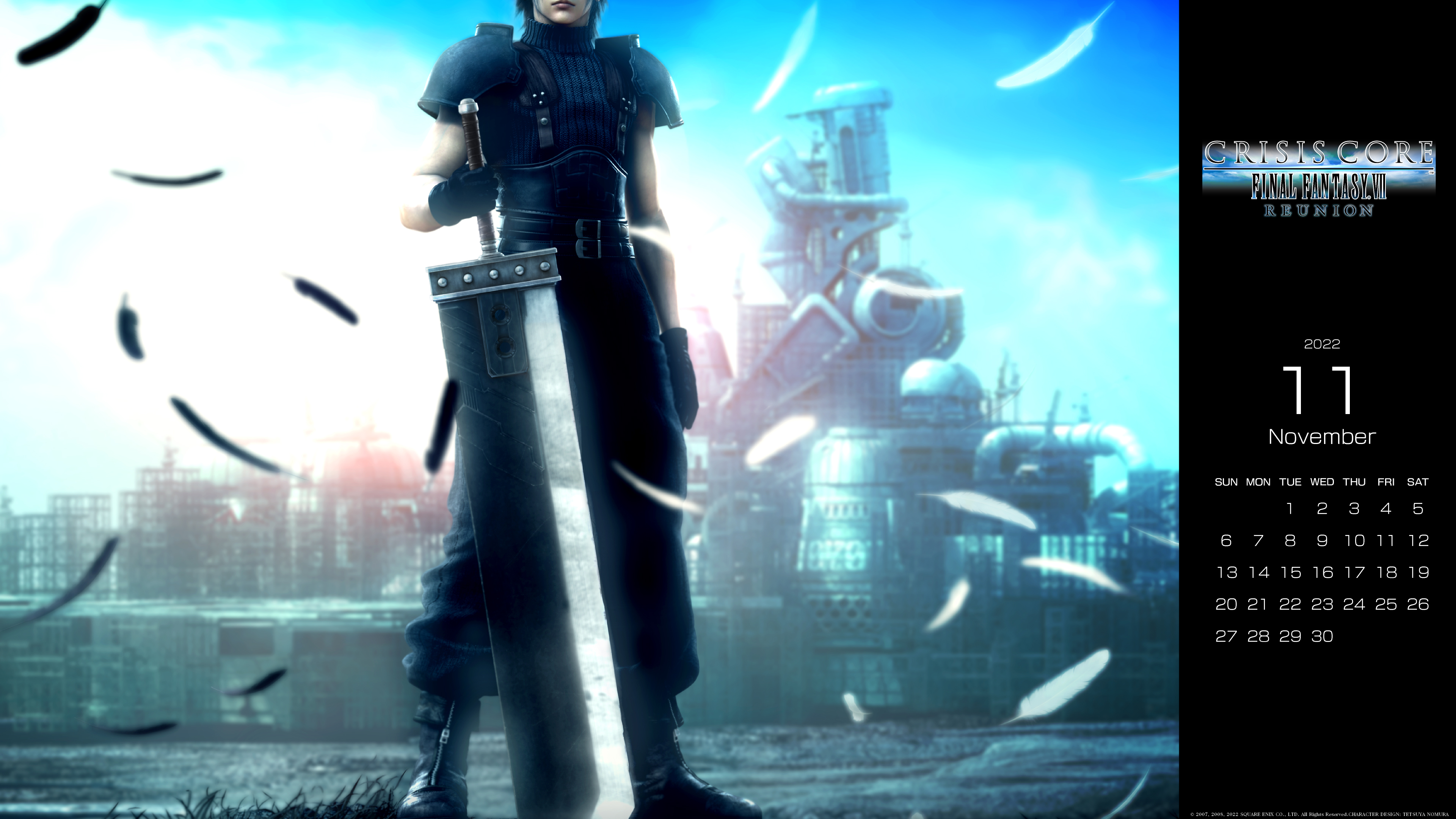 Next FFVII Remake Wallpaper Features Zack from Crisis Core