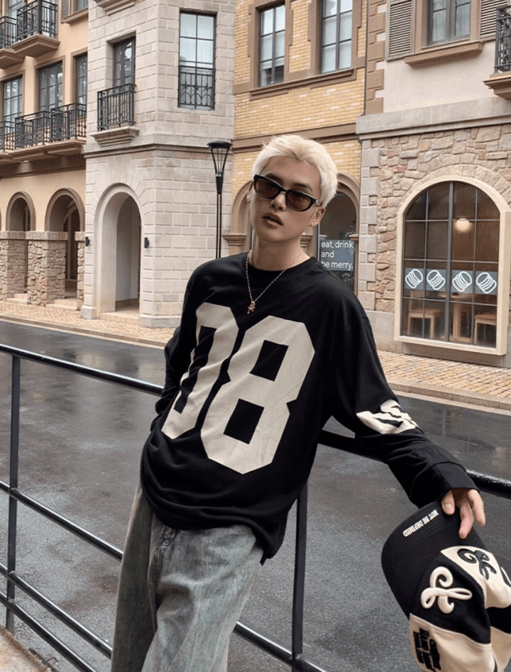 ナンバーリングプリントロンT OR4713 – 韓国メンズファッション通販