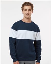 J. America 8646 - Unisex Varsity Fleece Crewneck Sweatshirt