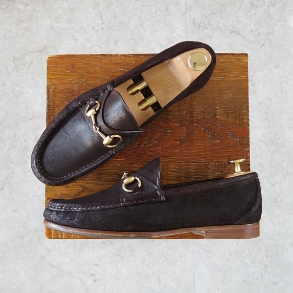 GUCCI/グッチ SIZE 6【ホースビットローファー/濃茶】 | 高級中古革靴