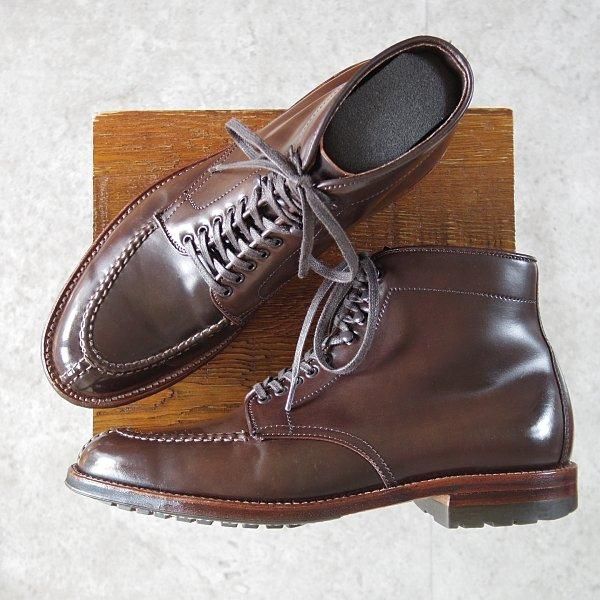 オールデン/LEFFOT別注/D9910HC/モカ/コードバン/タンカーブーツ