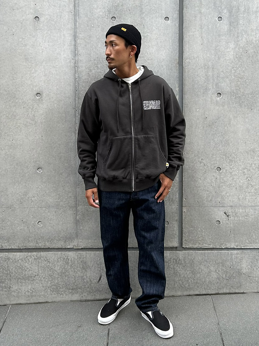 RUSSELL ATHLETIC / Standard California W Face Logo Zip Hood Sweat