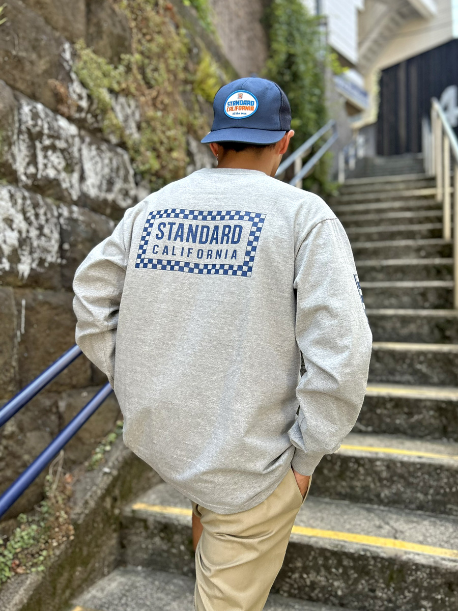 Standard California Heavyweight Checker Logo Long Sleeve T