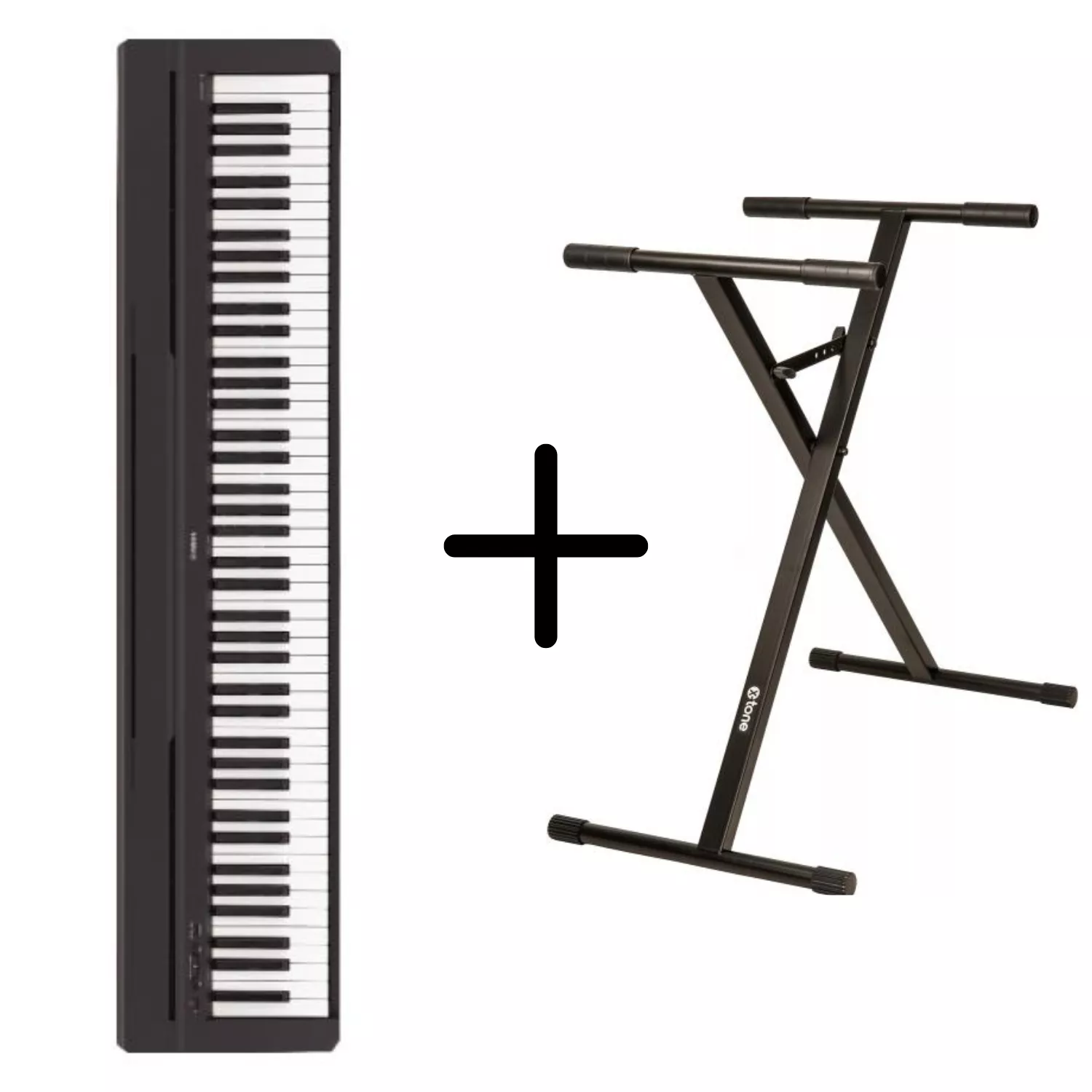 Yamaha P-45 black+ Stand - black Portable digital piano