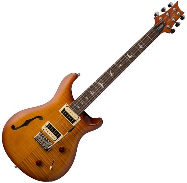 Prs SE Custom 22 Semi-Hollow 2018 - vintage sunburst Double cut
