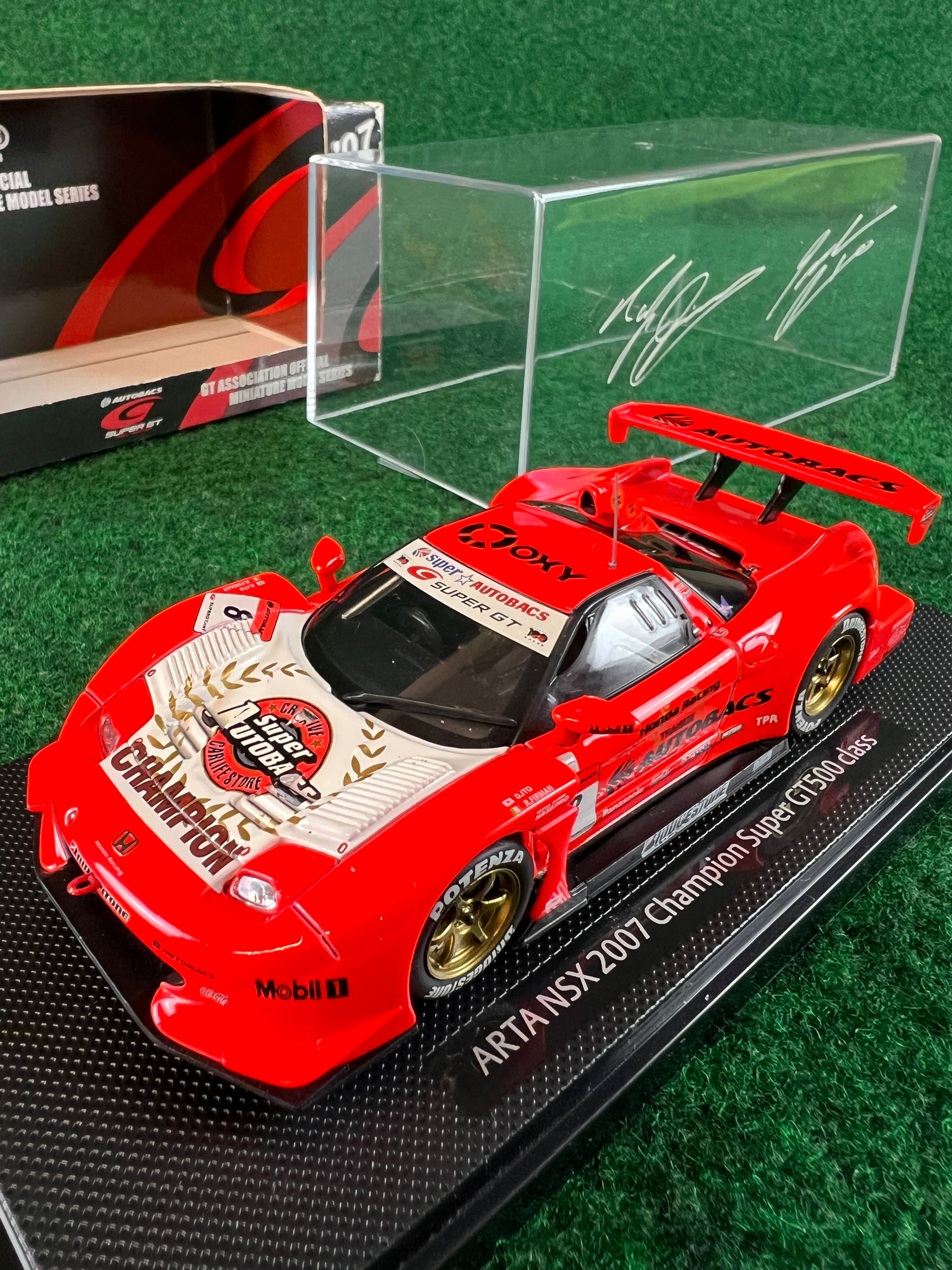 EBBRO - SuperGT 2007 ARTA NSX Championship Car with Signature