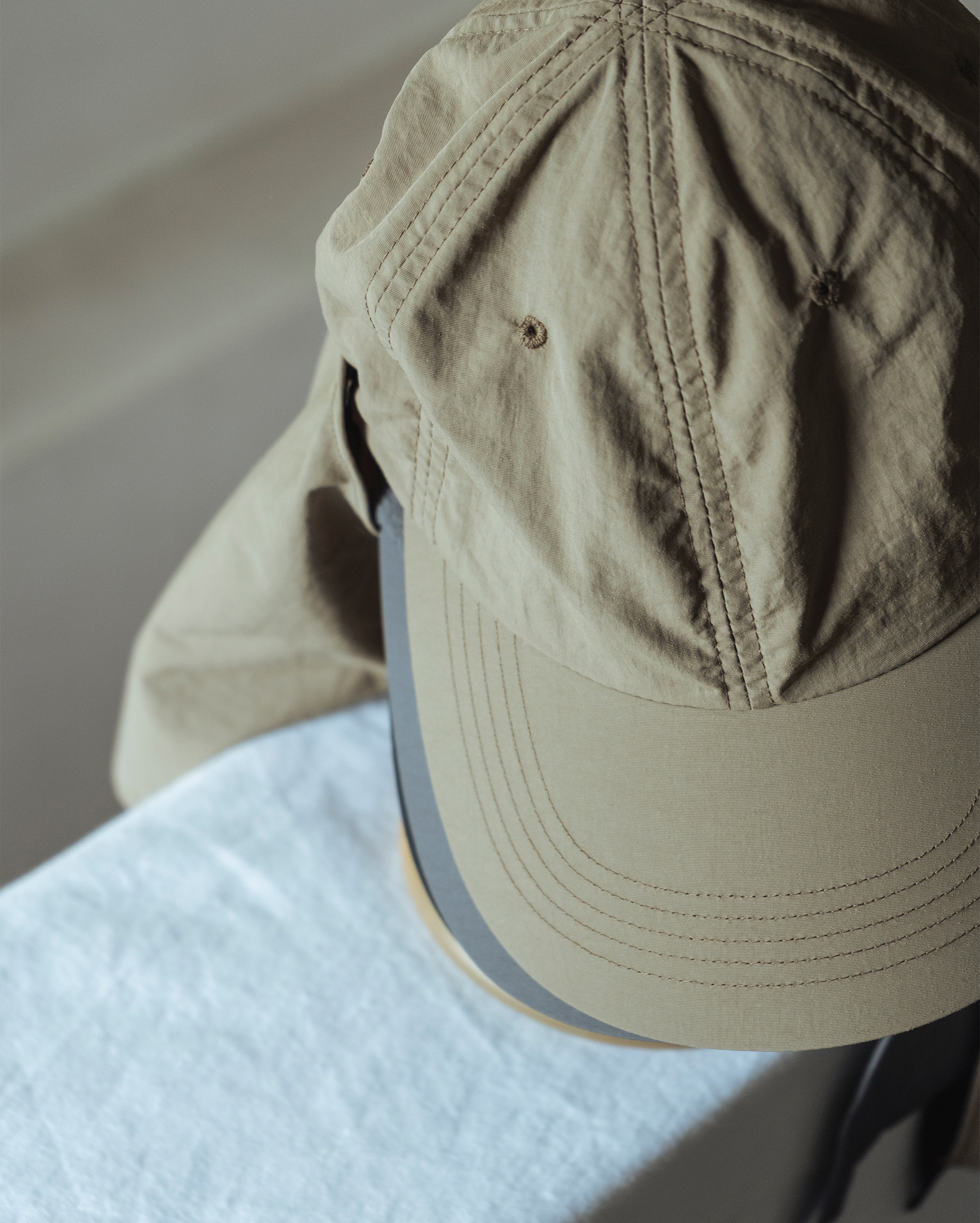 PHEENY＞Nylon taffeta cap with scarf が待望の再販売 | st company