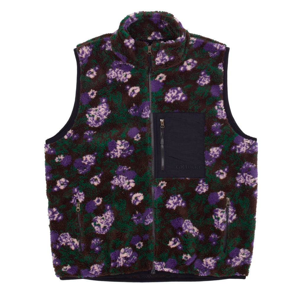 GX1000 - Sherpa Vest (Floral) | stebra skateshop