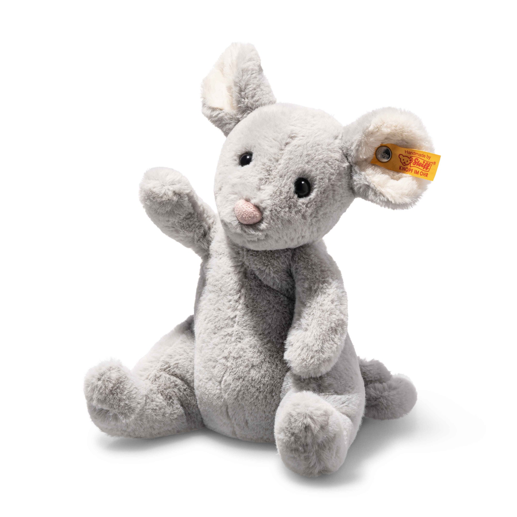 Cheesy Mouse, 7 in, light gray - Steiff.com