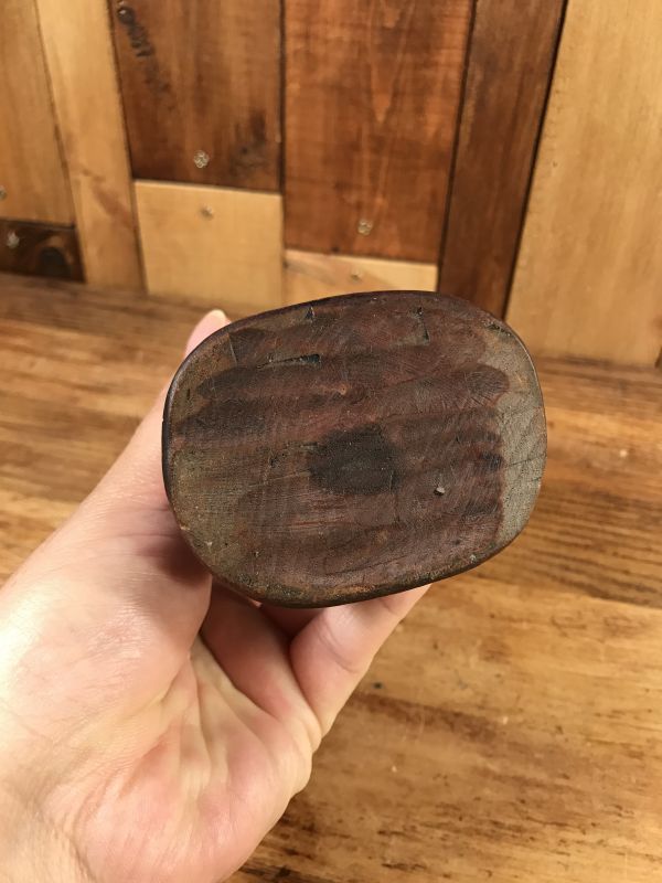 Middle Finger Fuck Sign Wooden Figurine ファックサイン ビンテージ