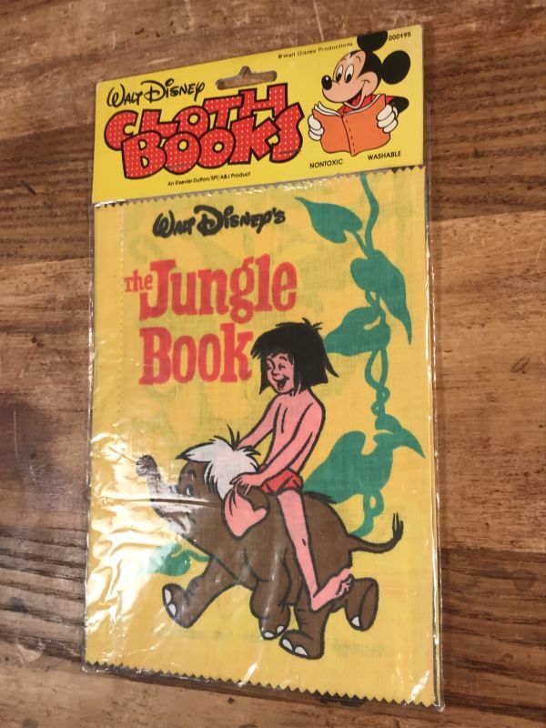 Disney “Jungle Book” Cloth Books ジャングルブック ビンテージ