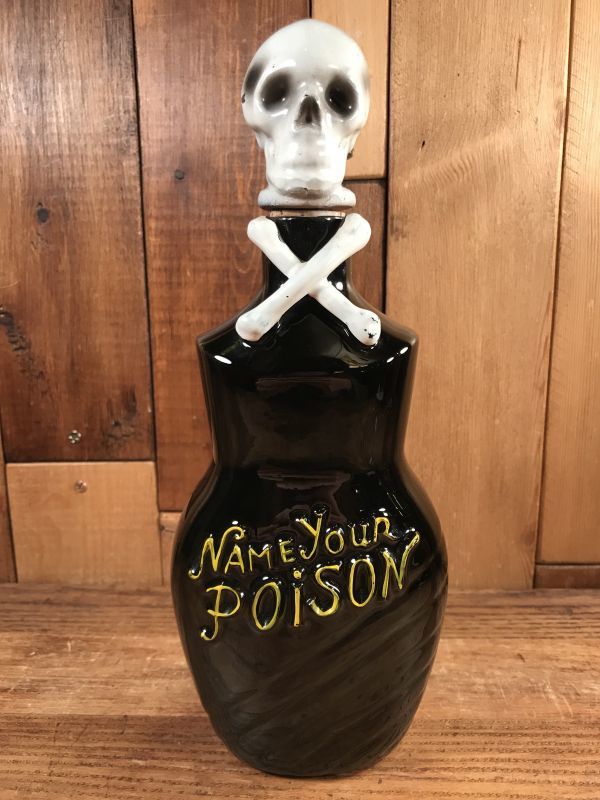 Name Your Poison Skull Decanter スカル ビンテージ デカンタ