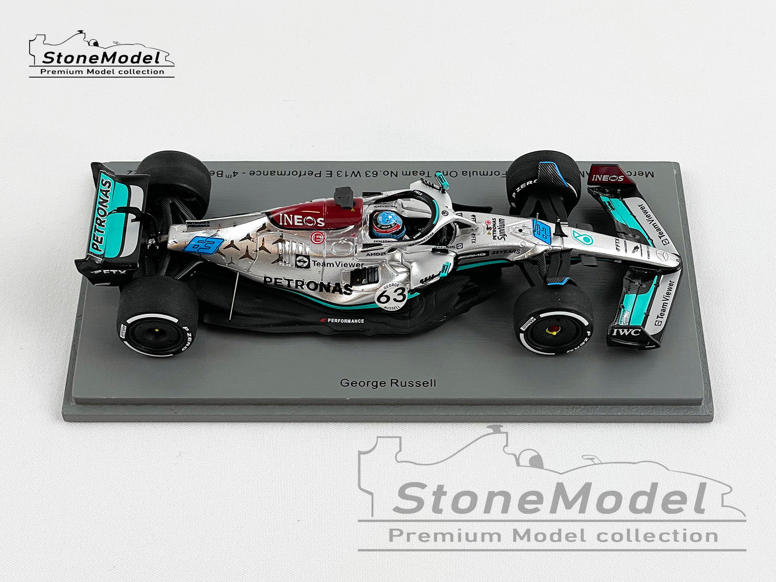 2022 Mercedes F1 W13 #63 George Russell Belgium Special Livery 1