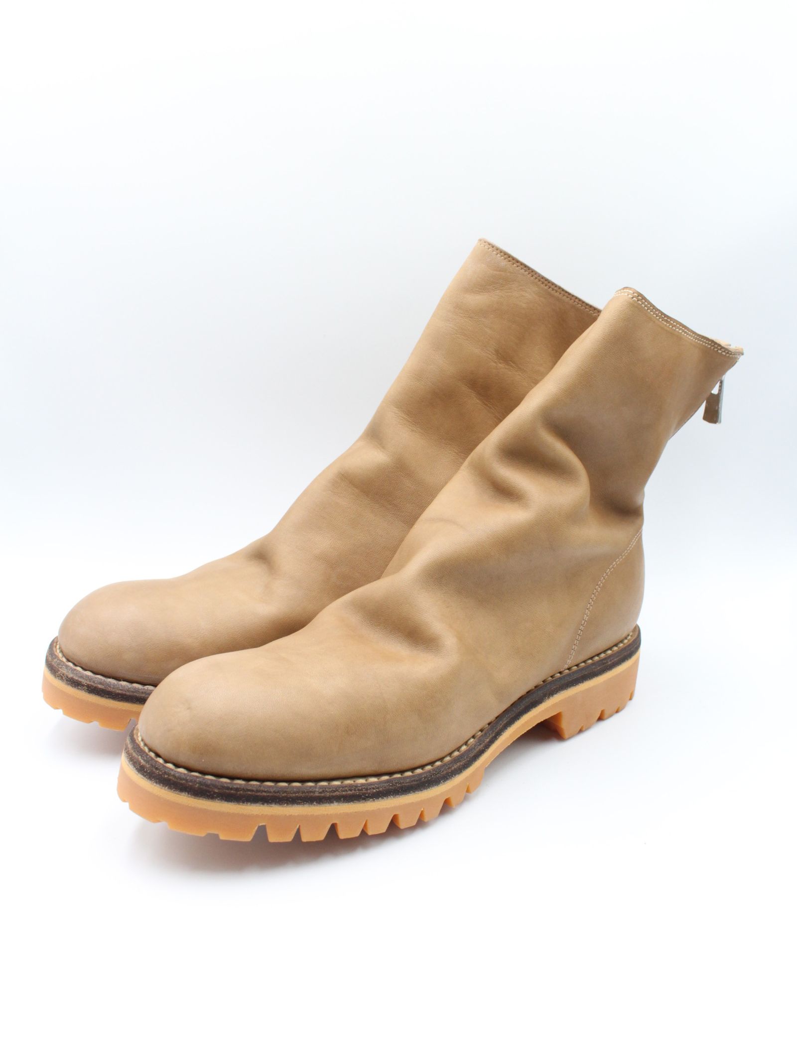 GUIDI - 【796V】馬革 ホースレザー バックジップ ブーツ / HORSE FULL