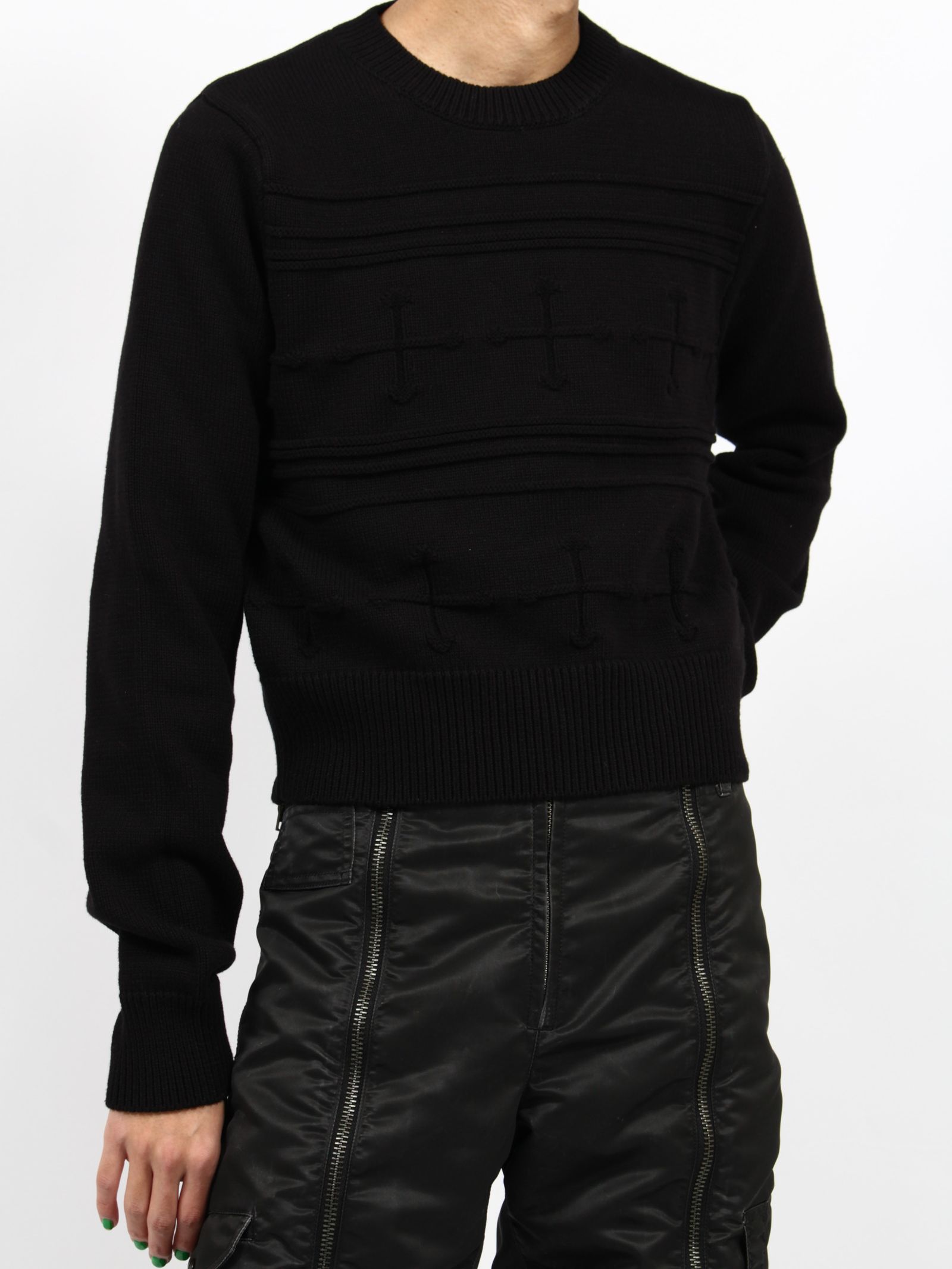 DAIRIKU - 【25SS】クロス タイト ニット / CROSS TITE KNIT