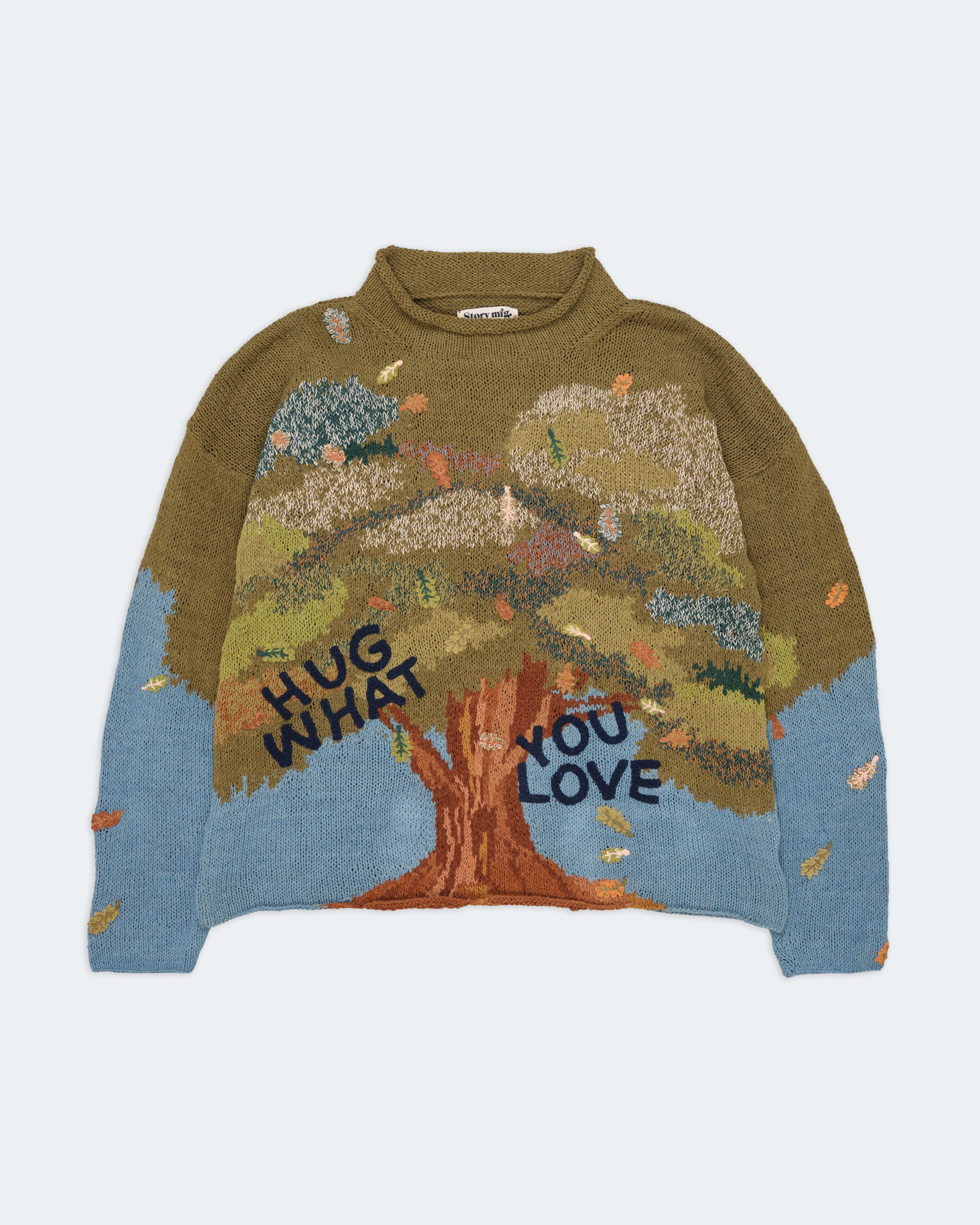 Twinsun Knit Rollneck - Olive Hug What You Love – Story mfg.