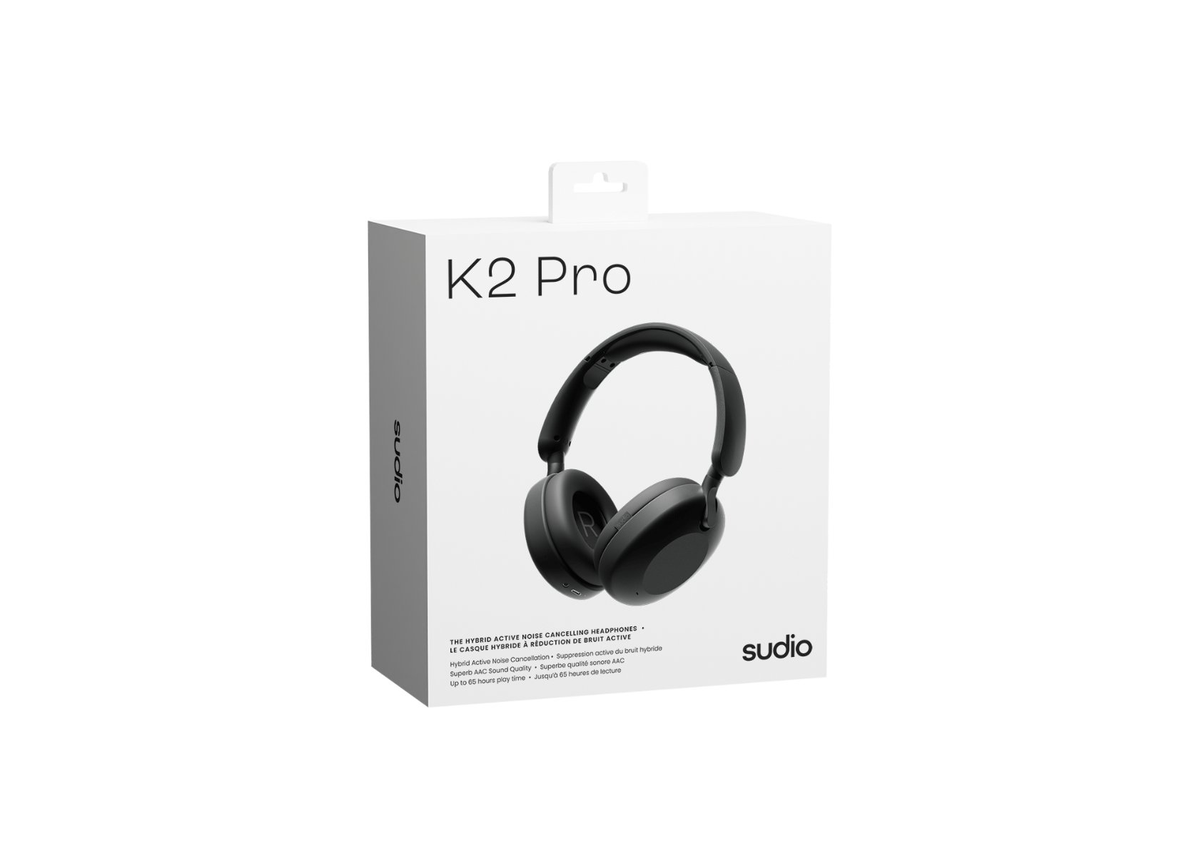 Sudio K2 Pro Black | The Next-Gen Hybrid ANC Headphones