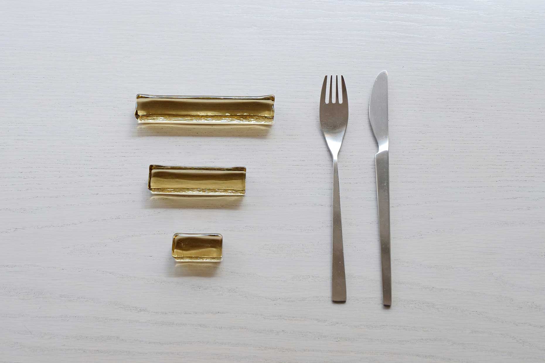 カトラリーレスト：四角 (L) | 箸置き・カトラリーレスト・カトラリー