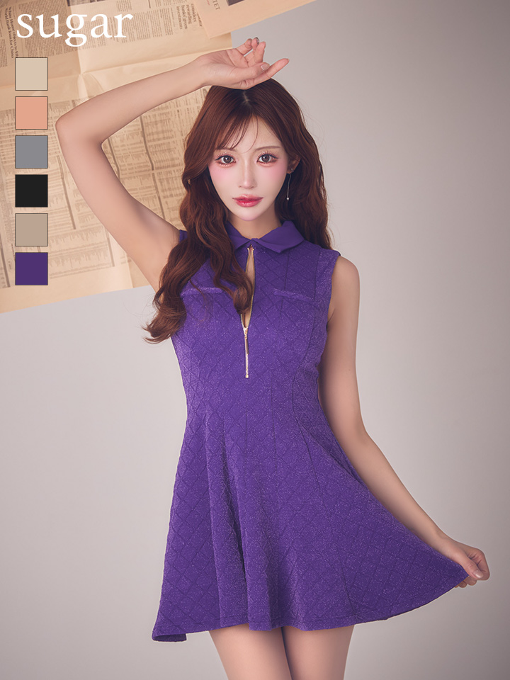 XSサイズあり【ROBE de FLEURS/ローブドフルール】襟付き/ シンプル