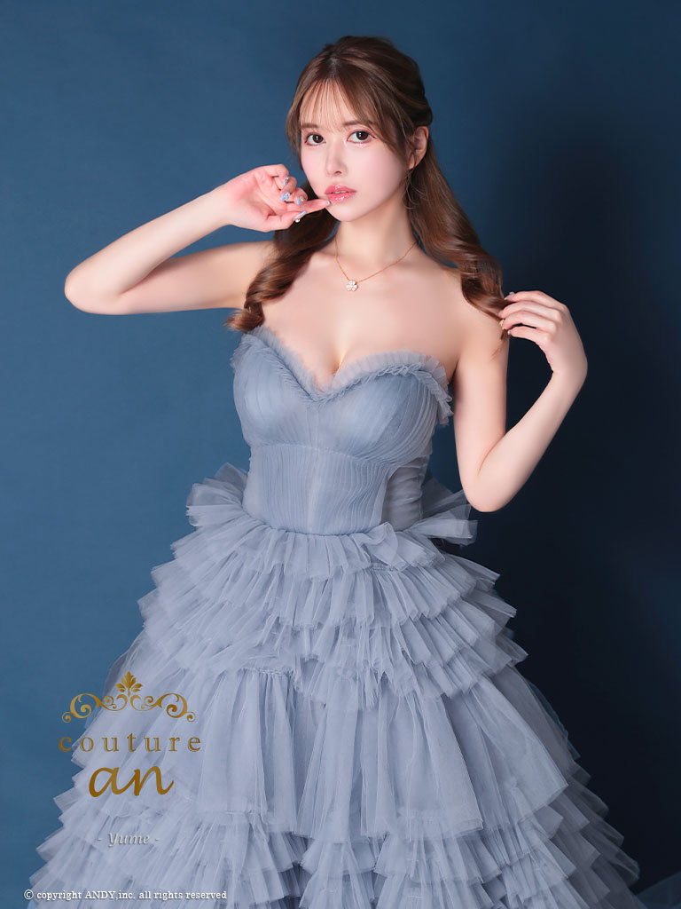 couture an/クチュールアン】ベア/ シフォン/ フリル/ リボン/ フレア