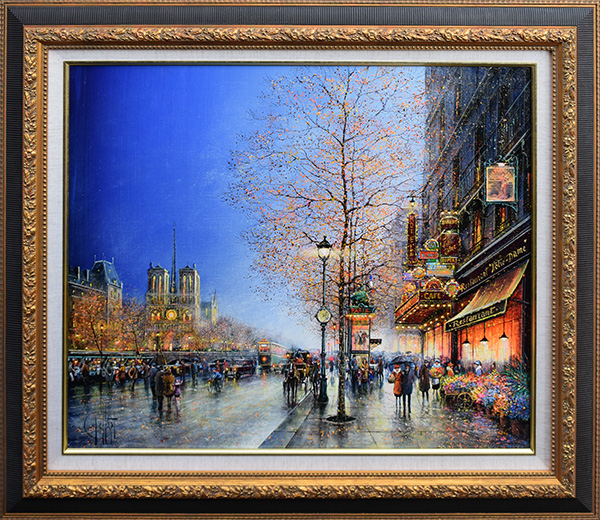 ギィ・デサップ作品紹介｜パリ、ノートルダム｜銀座の絵画販売・買取の