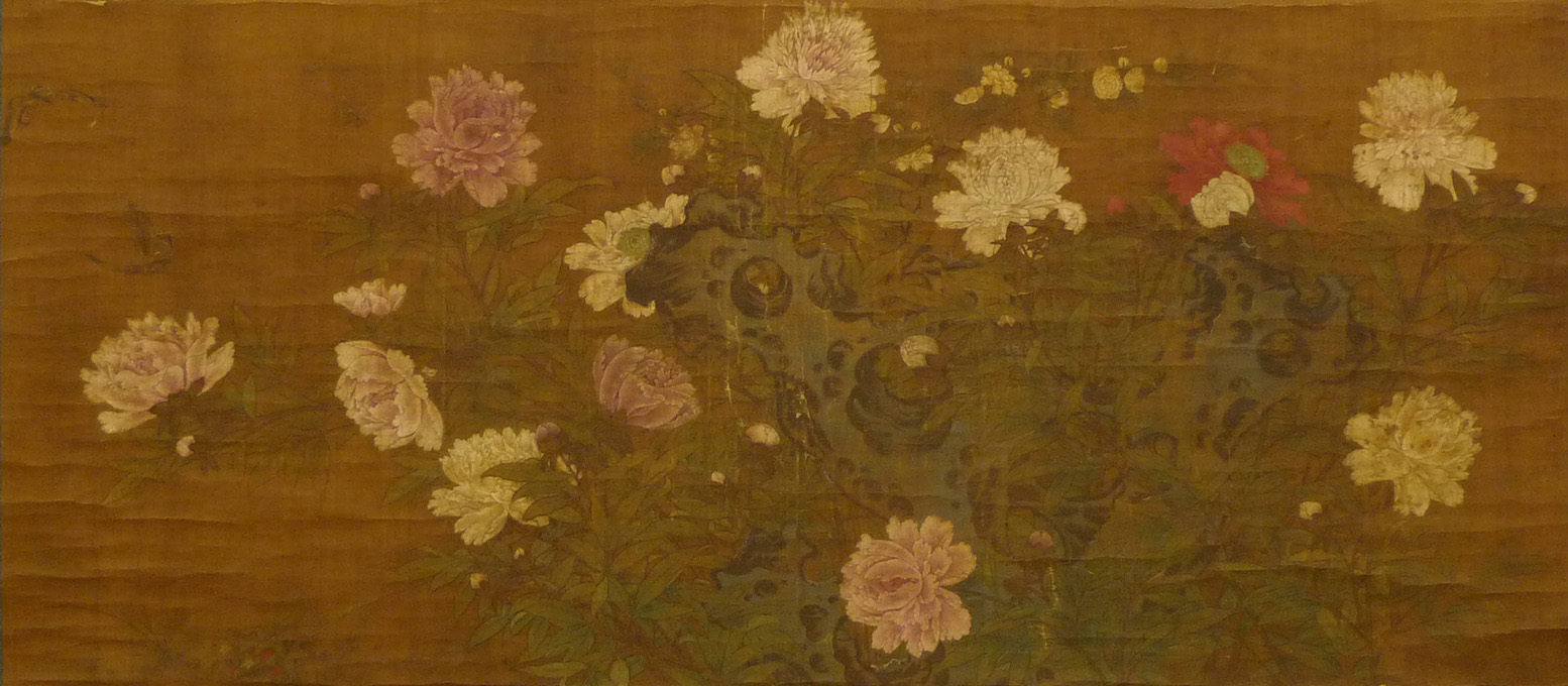 絹本著色 草虫図