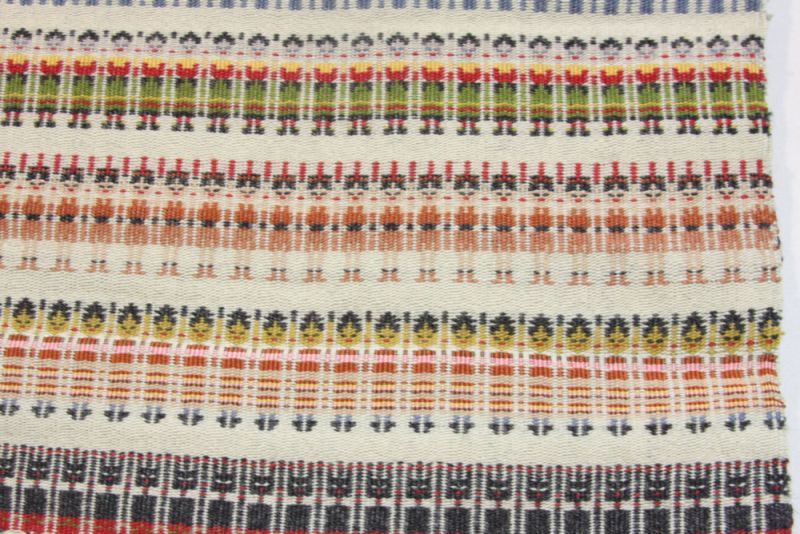 北欧ヴィンテージ スウェーデン製 ハンドメイド タペストリー ベージュ