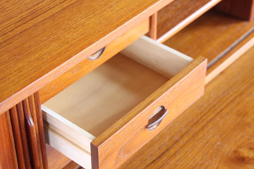 北欧ビンテージ家具/デンマーク/ブックシェルフ＋ライティングデスク