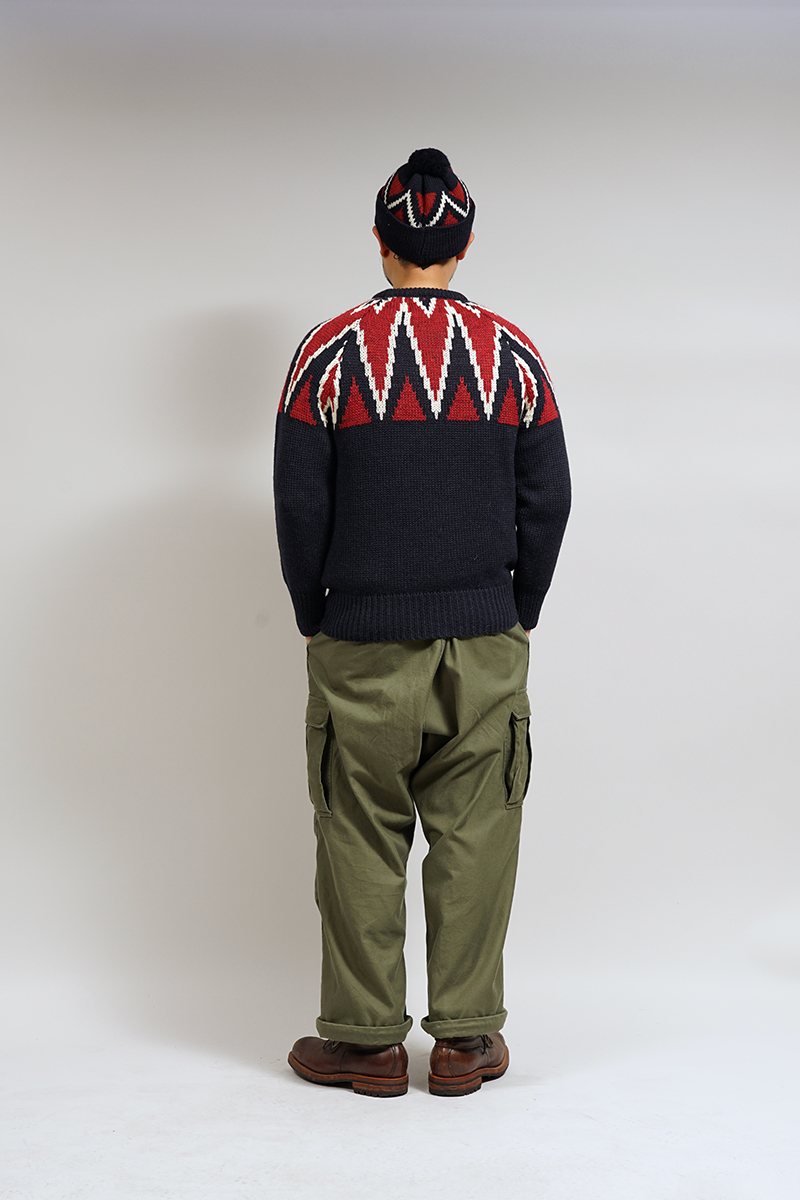 Nigel Cabourn(ナイジェルケーボン) KEY CREW KNIT -AUTHENTIC LINE