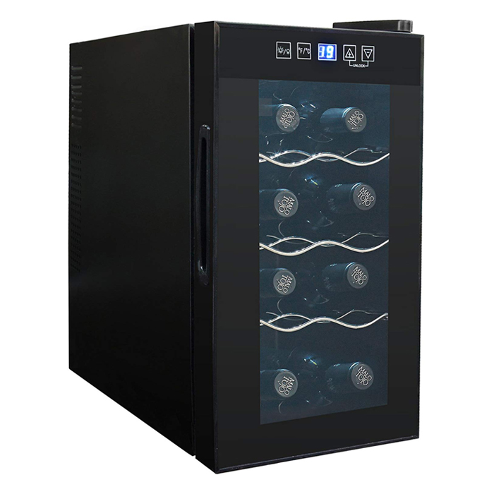 生産終了品】ペルチェ式 8本収納 電子ワインセラー「ワイン庫 スリム