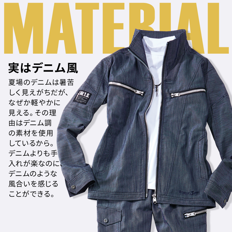 作業服の通販 長袖ジャンパー 自重堂 Jawinジャウィン 53400【サン
