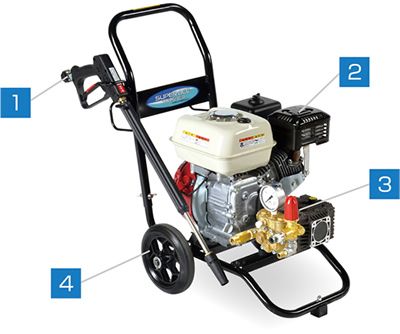 SEC-1310-2N | コンパクト&カート型 | 高圧洗浄機 | 製品情報 | 高圧