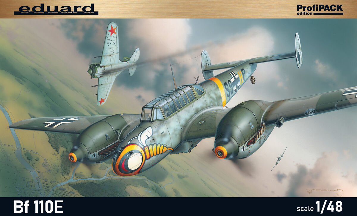 Bf 110E German WWII Heavy Fighter Eduard 8203