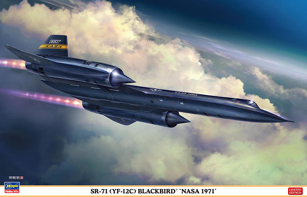 SR-71 (YF-12C) Blackbird 'NASA 1971' Hasegawa 02486