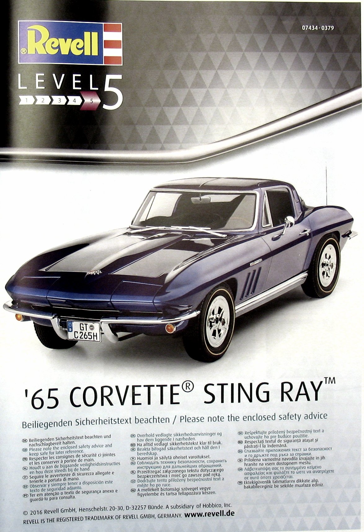 1965 Corvette Sting Ray Revell 07434