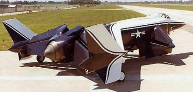 Rockwell International XFV-12A - Naval VTOL fighter on alternative