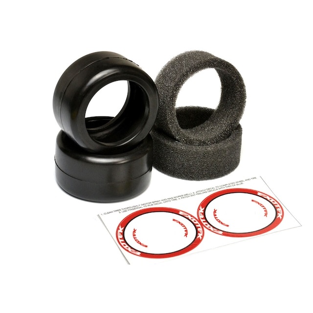 1/10F1ラバータイヤF 36X(レッド/ソフト) [#2116] - スーパーラジコン