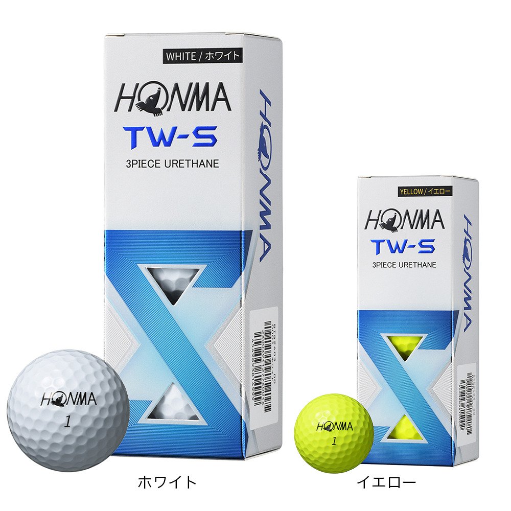 本間ゴルフ（HONMA）（メンズ）ゴルフボール TW-S 2024 BTQ2403 WH