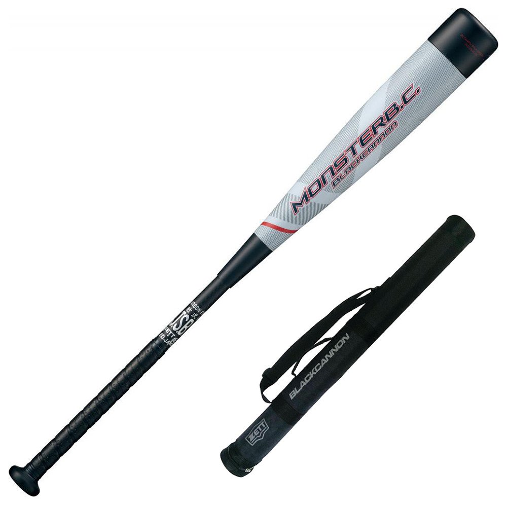 ゼット（ZETT）（メンズ）軟式用バット 野球 一般 モンスターブラック